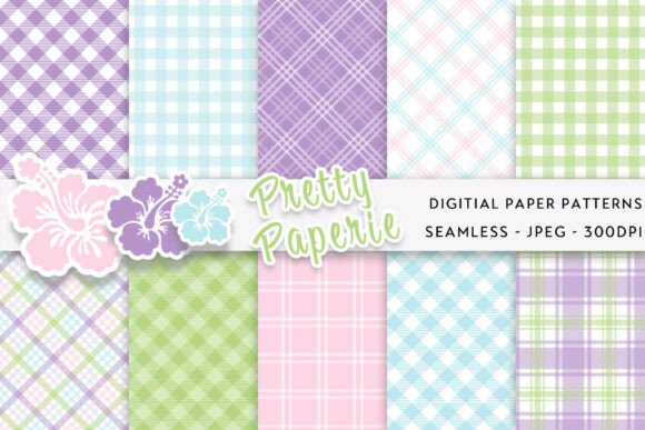10 Easter Digital Paper Backgrounds for Seasonal Design