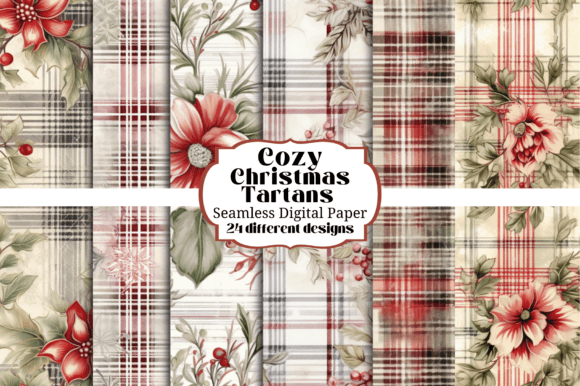 Cozy Christmas Tartan Floral Backgrounds: A Designer's Guide to Festive Charm
