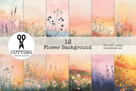 Enchanting Watercolor Floral Backgrounds for Creative Projects