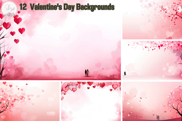 Pink Valentine's Day Backgrounds: Beautiful Watercolor Backdrops