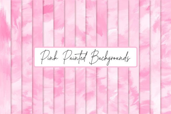 Soft Pink Painted Backgrounds for Modern Design