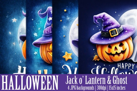 Spooky Creativity: Happy Halloween Backgrounds, S2