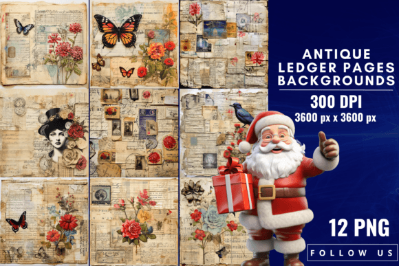Timeless Texture: A Guide to Antique Ledger Pages Backgrounds